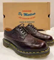 Dr. Martens 13151610 Wingtip (3989) Made in England, Burgundy, Size:US4/UK3