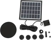 Totority Garden Solar Fountain Pump Solar Panel Fountain Pond Pump for Outdoor Decorative Water Feature Decorative