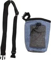 BUGUUYO Pet Treat Bag Doggy Treats Dog Bags Dog Snack Bag Doggone Treat Pouch Puppy Dog Snack Pouch Poop Treat Bag Holder Doggie Treat Bags Dog Pouch Dog Treat Bags Dogs Kit Blue Polyester