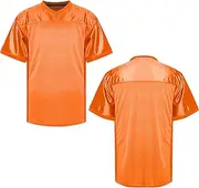 [MESOSPERO] Blank Football Jerseys for Men,Mesh Polyester Plain Football Shirt Pullover Sports Clothing S-3XL Black White Grey