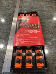 Snap On ka12r3l13or 1/2” drive 3 row twist lock tray 13” long orange