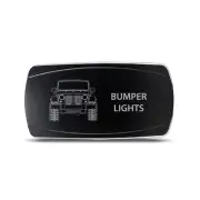 Rocker Switch for Jeep Wrangler JK Bumper Lights Symbol - Horizontal - Red/Green