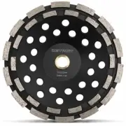 Detroit DOUBLE-ROW GENERAL PURPSE DIAMOND GRINDING CUP 180mm Spiral Pattern