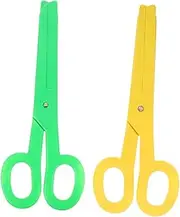 Cabilock 2 Pcs Giant Clown Scissors Performing Scissor Prop for Dance Decorative Dress up Prop for Cosplay and Carnival Costumes