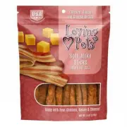Loving Pets Soft Jerky Sticks Bacon Flavor 6 oz By Loving Pets