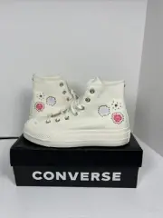 Converse Women’s Chuck Taylor High Lift Platform Gem Shine Sneakers Size 8 NIB
