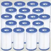 18 Pack Intex Type A Filter Cartridge for Above Ground Swimming Pool Pumps