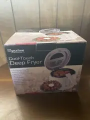 Signature Gourmet Cool Touch Deep Fryer