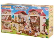Toy Big House with Red Roof - Secret Room in the Attic - (Not eligi From Japan