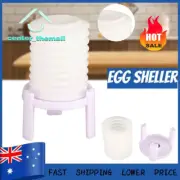 (White)Egg Shell Peeler And Remover Durable Kitchen For Boiled Eggs Easy To