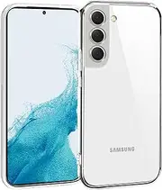 TENOC Phone Case for Samsung Galaxy S22, Clear Case Shockproof Protective Bumper Slim Cover