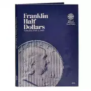 Whitman Coin Folder 9032 Franklin Half Dollar 1948 - 1963 Album / Book