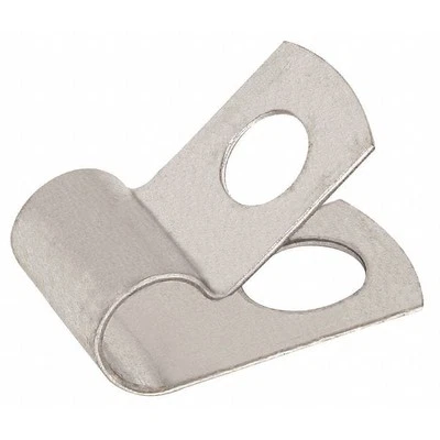 Kmc Cable Clamp,1/4" dia.,3/4" W,PK50 CO0413Z1 Kmc CO0413Z1