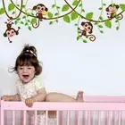 Living Room Decals Wall Decals Monkey Wall Stickers Home Decor Home Accessories