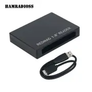 REDMAG 1.8" Reader RED SSD Card Reader for Windows Apple OS+USB3.0 Data Line HAM