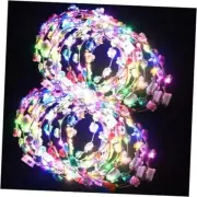 20 Pcs LED Flower Crowns Headbands,Light Up Headbands For 20PC-led headband