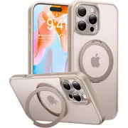 Torras iPhone 16 Pro Max (6.9") Ostand Pro Case - Ivory Gold MagSafe Compatible - 360 Spin [X00RP135A039]