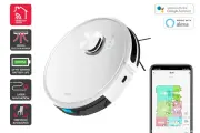 Kogan SmarterHome™ LX16 Robot Vacuum Cleaner and Mop, White, Robot Vacuums,