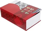 Secret Book Safe Box Metal Hidden Storage with Coded Lock Decorative Safe Box for Cash Jewelry and Documents Compact Design for Home and Office Use
