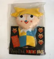 RARE Ideal 1950s Vintage Winky Dink and You Sealed Magic Face Inflatable MIP