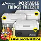 KENNER Portable Car Fridge Freezer Cooler 12V/24V/240V Bar Caravan Boat Camping