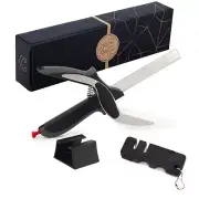Smart Cutter 2 in 1 Knife & Kitchen Scissors - Pro Smart Food Cutter Scissors...