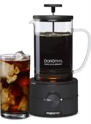 Presto Dorothy Rapid Cold Brew Coffee Maker - Black