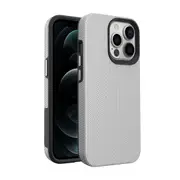 iPhone 14 Pro Max Rugged Shockproof Case Cover - Best Quality, Flexible & Strong, Lightweight, Heavy-Duty Protection, Durable - Silver