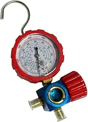 R22 R134A R410 R600 Refrigerant Manifold Gauge Household Car Air Conditioning Fluoride Adding Tool Kits Freon Cool Gas Meter Set(with 32G TF Card-2)