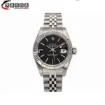 高端精品 ROLEX 勞力士錶 79174 女錶 不鏽鋼 黑面低調奢華 Q061123R