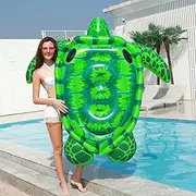 Inflatable Simulation Giant Turtle Float Water Play for Summer Beach Swimming Pool and Water Beach Party Supplies LWX