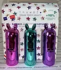 Inuwet Vegan Natural MERMAID Stars Sheer Lip Balm Set Cupcake Strawberry + BNIB