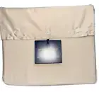 NWT Ralph Lauren Organic Sateen Queen Extra Deep Fitted Sheet Coastal Sand Beige
