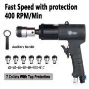 Pneumatic Tapping Machine Gun Drill 400Rpm Air Drilling M3-6 M8 M10 M12 Chucks