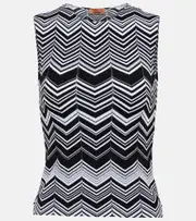 [Missoni] Missoni Zig-zag knit top AU 12 multicoloured