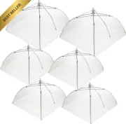 Pop-Up Mesh Food Tents 6pk Outdoor Picnic BBQ Fly Protection