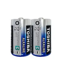 在飛比找森森購物網優惠-【東芝Toshiba】2號(C)鹼性電池4入(LR14 1.