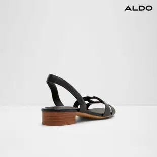 【ALDO】EBALAVER-魅力鏤空低跟涼鞋-女鞋(黑色)