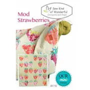 Mod Strawberries Quilt Pattern By Sew Kind Of Wonderful Quilting Sewing Craft DIY