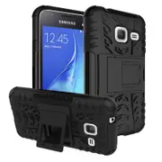 MCC Heavy Duty Samsung Galaxy J1 mini Handset Shockproof Case Cover J105 [Black]