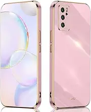 [ILING] Woman's Case for Oppo A16/Oppo A16s/Oppo A54s Cover, Colored Silicone, Camera Protection, Ultra-thin Shockproof Cover (Purple)