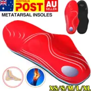 Metatarsal Insoles High Arch Support Flat Feet Plantar Fasciitis Pain Relief AU
