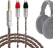 Geekria Apollo Upgrade Audio Cable Compatible with Sennheiser HD 600, HD 650, HD 660S2, HD 6XX Headphones, 4.4mm to 2Pin Replacement Cord for Hi-Resolution Audiophile (4.9 ft/1.5m)