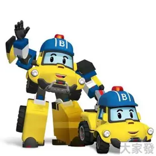 兒童玩具 機器人 波力玩具 寶寶玩具 拆裝車 Q版 變形車 組合 新角色動漫 變形機器人 救援特警隊 安巴poli警長2