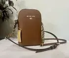 Michael Kors Jet Set Small Crossbody Bag In Brown NWT Phone Crossbody