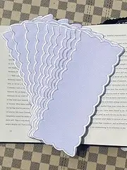 11pcs 18 Count Cotton Pure White 45x140 aida Cross Stitch Bookmark Blank