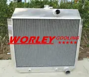 QLD-3 core aluminum radiator for 1953-1954 CHEVY CORVETTE CI 235 IN3 L6 W/COOLER