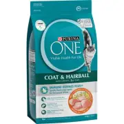 Purina One Coat & Hairball With Chicken 1+ Years 1.4kg