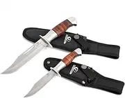Mossy Oak 2-Piece Laser Pattern Knives Clip Point N Fixed Blade Bowie Knives