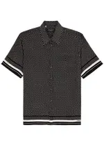 Dolce & Gabbana Polka-dot Print Silk Shirt - Black - 38 (C15 / S) 38 (C15 / S)